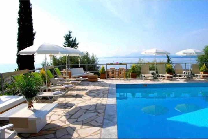 Mediterranean View Hotel Barbati Dış mekan fotoğraf